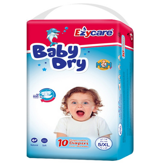 Nappies - Size 5/EXTRA LARGE  - 12+kg - Bulk Carton of 120 nappies